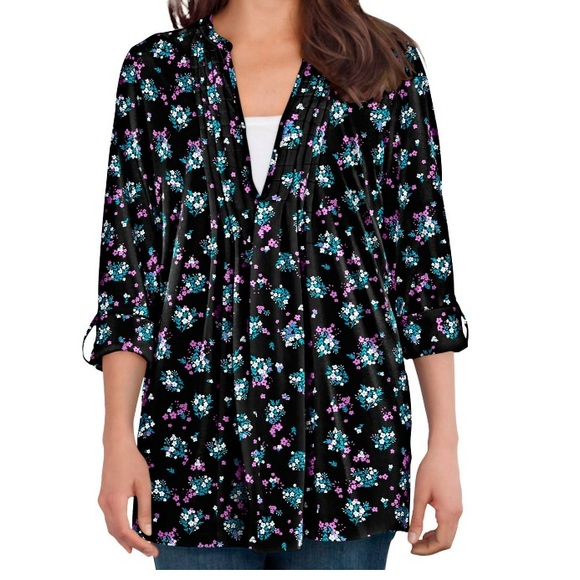 Woman Within Tops - Woman’s Tunic Tops Size M